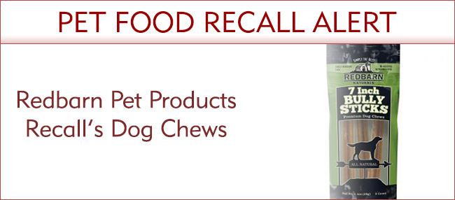 Redbarn Pet Products Recall s Dog Chews LumaSoothe