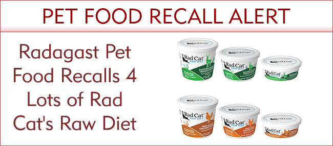 Radagast Pet Food Recalls 4 Lots Of Rad Cat s Raw Diet LumaSoothe