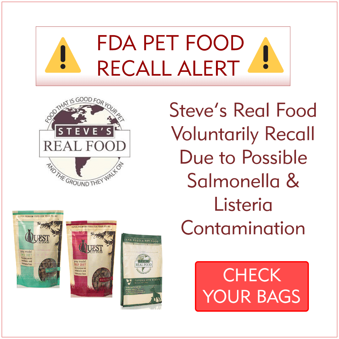 Steve’s Real Food Voluntarily Recall Due to Possible Salmonella and